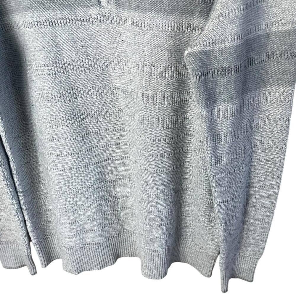Smartwool Men’s Sz Large M23 Ripple Ridge 1/2 Zip Sweater Gray Style# SW016466 - Picture 3 of 7